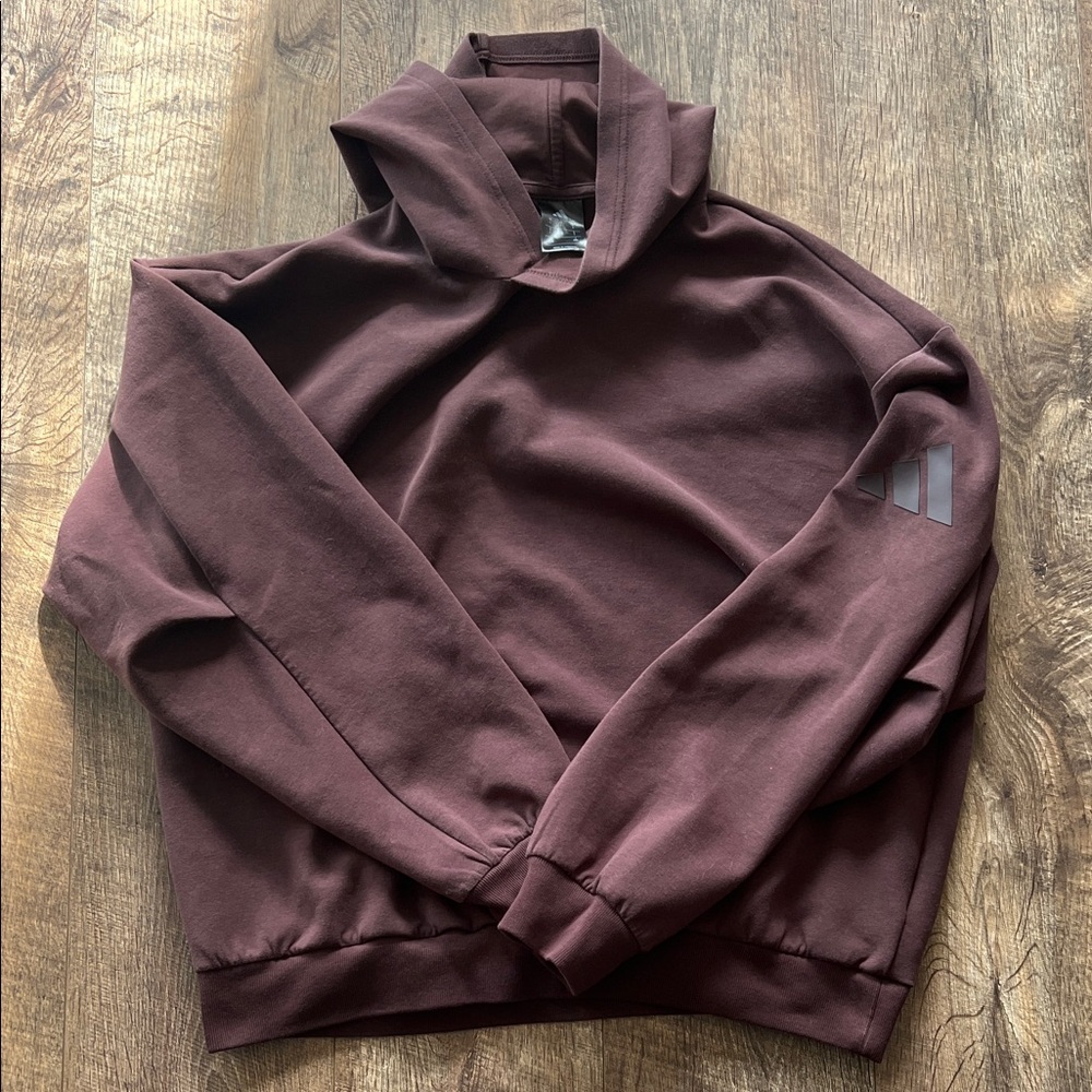 Men’s Adidas Brown Soft Lux Hoodie